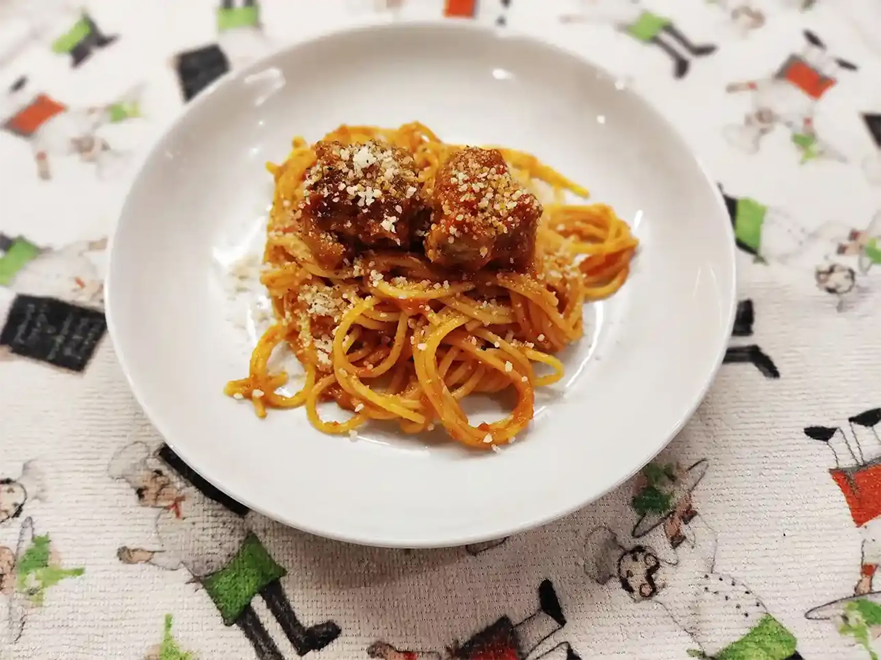 Spaghetti con le polpette